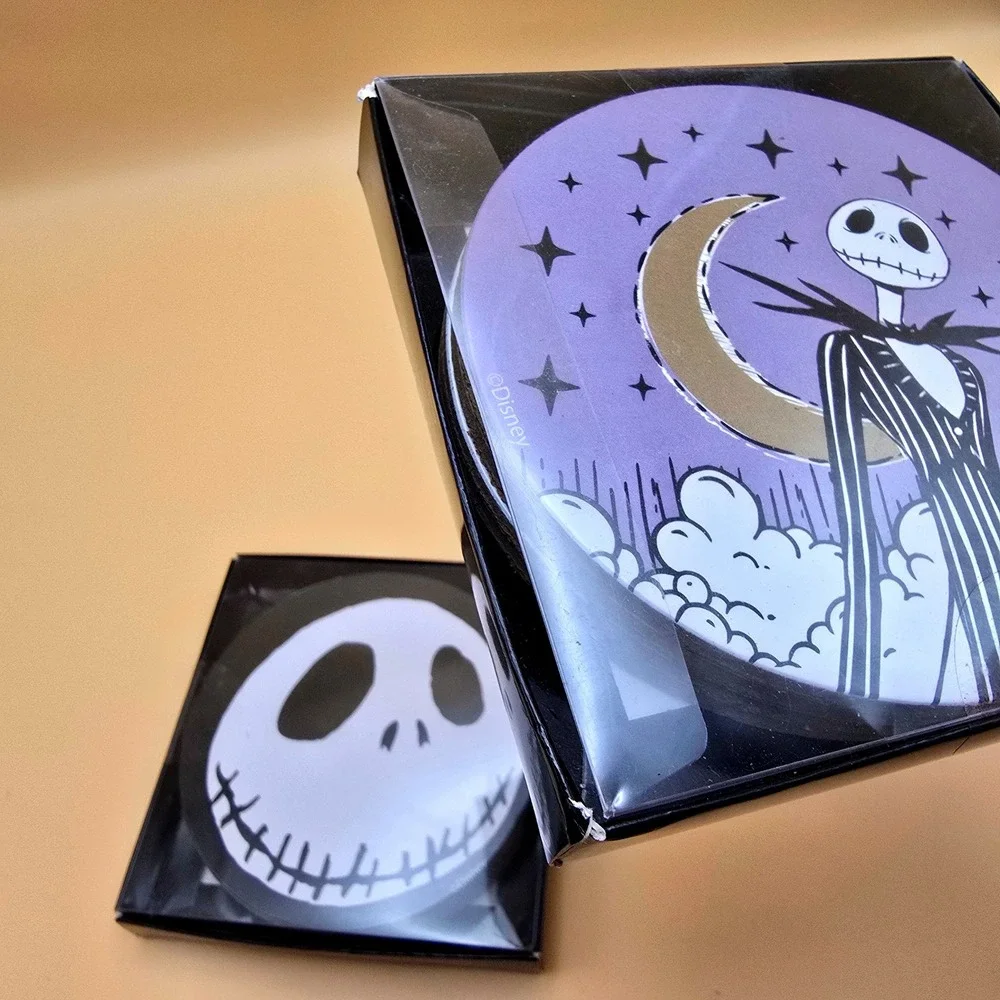 Disney Nightmare Before Christmas Jack Skellington Coaster Set 2 Pack Bundle 4x4
